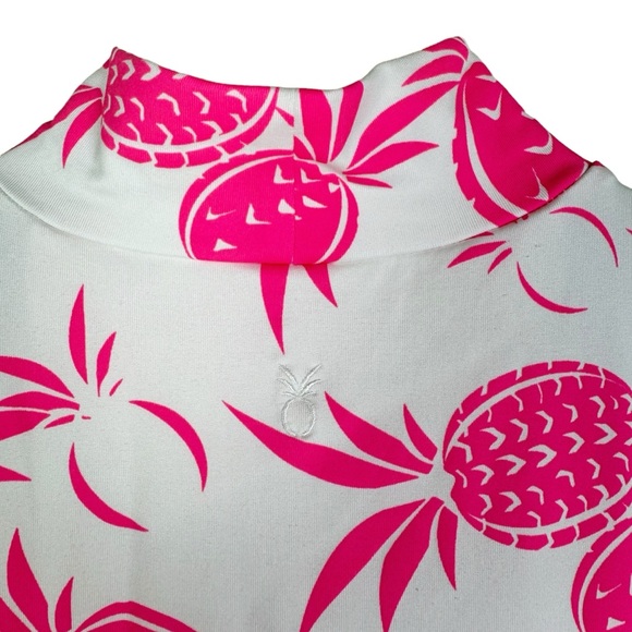 Dudley Stephens Maxi Dress Swim Coverup Size Small Hot Pink White - Picture 6 of 9